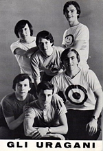 Da sinistra e dall'alto: Erminio Baso, Silvano Berteggia, Luciano Carradori, Fabio Vio, Franco Carradori, Mario Zanetti